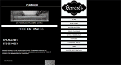 Desktop Screenshot of bernardsplumbing.com